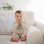 Mushie Silicone Baby Rattle Toy for Infants Gentle Sensory Experience Easy to Hold Design - Baby & Toddler > Baby Toys & Activity Equipment > Baby Activity Toys > Rattles toys