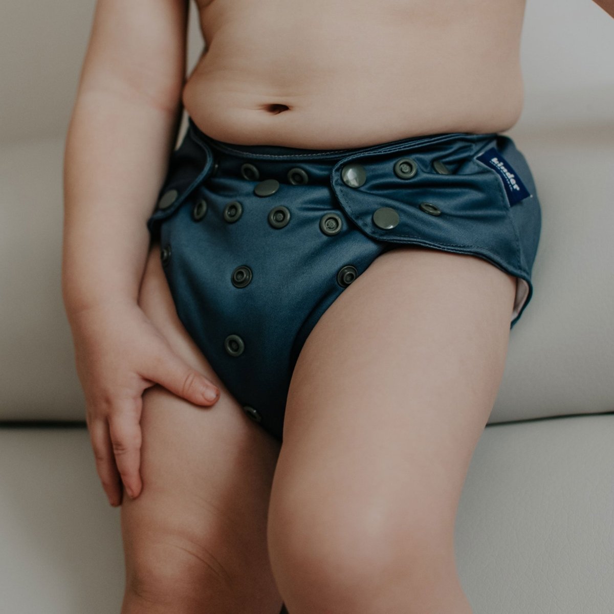 Solid Color: Essentials Pocket Cloth Diaper with Athletic Wicking Jersey, Grows with your Baby - Everetts Place Boutique - Pocket Diaper