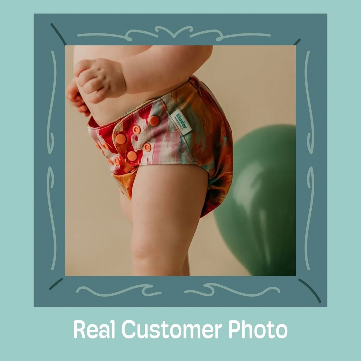 Abstract: Essentials Pocket Cloth Diaper with Athletic Wicking Jersey, Grows with your Baby - Everetts Place Boutique - Pocket Diaper