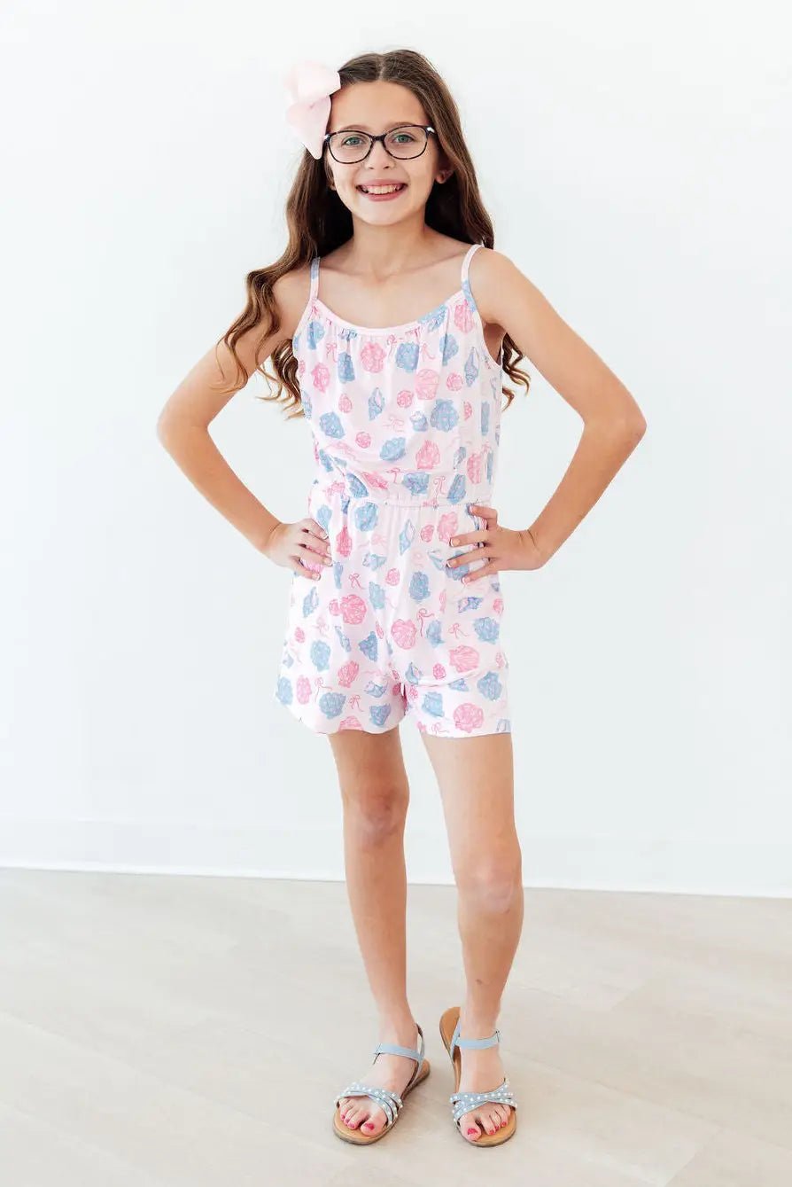 Mila & Rose ® Sandy Shells Strappy Play Romper - 