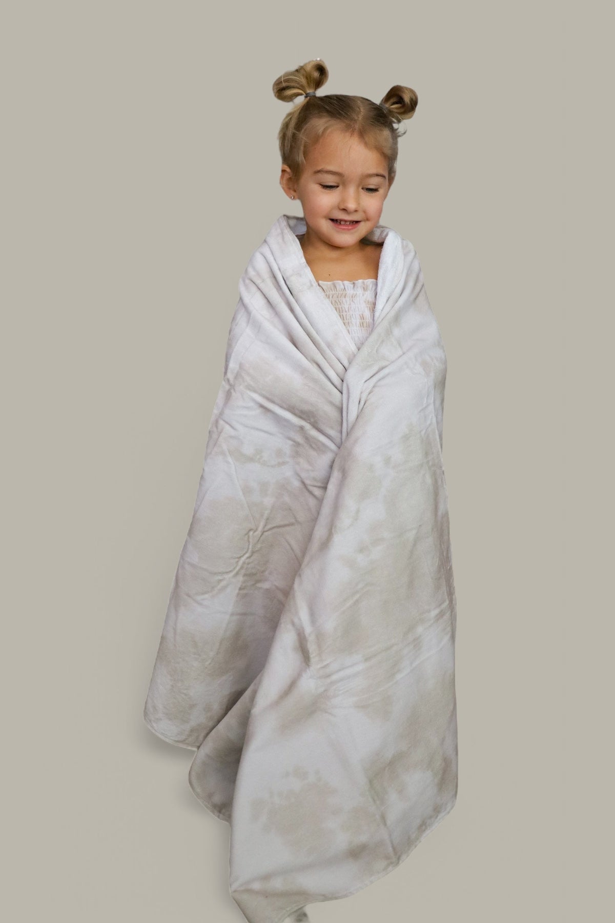 DREAM BIG LITTLE CO Sandy Shores Dream Beach Towel Calming Beige Coastal VibesEveretts Place