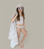 DREAM BIG LITTLE CO Sandy Shores Dream Beach Towel Calming Beige Coastal VibesEveretts Place