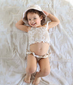 DREAM BIG LITTLE CO Sandy Shores Dream Beach Towel Calming Beige Coastal VibesEveretts Place
