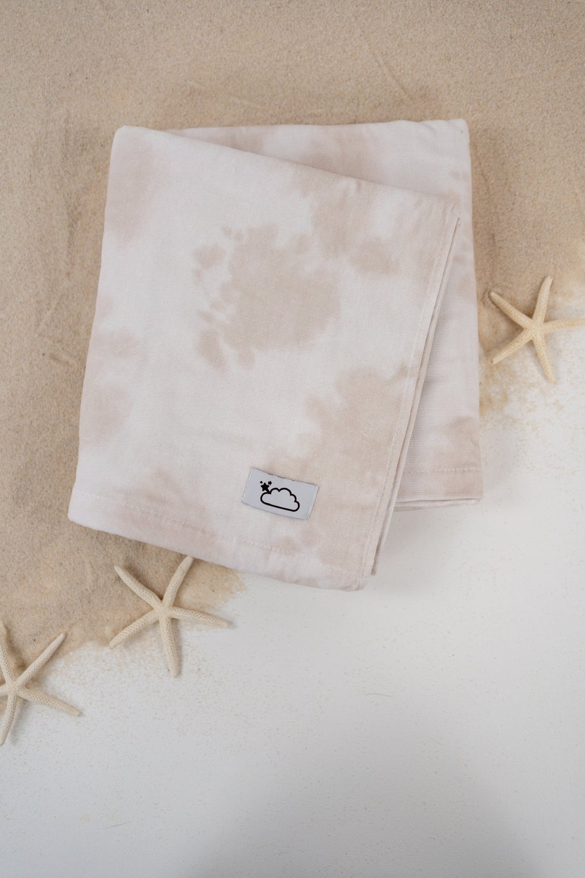 DREAM BIG LITTLE CO Sandy Shores Dream Beach Towel Calming Beige Coastal VibesEveretts Place