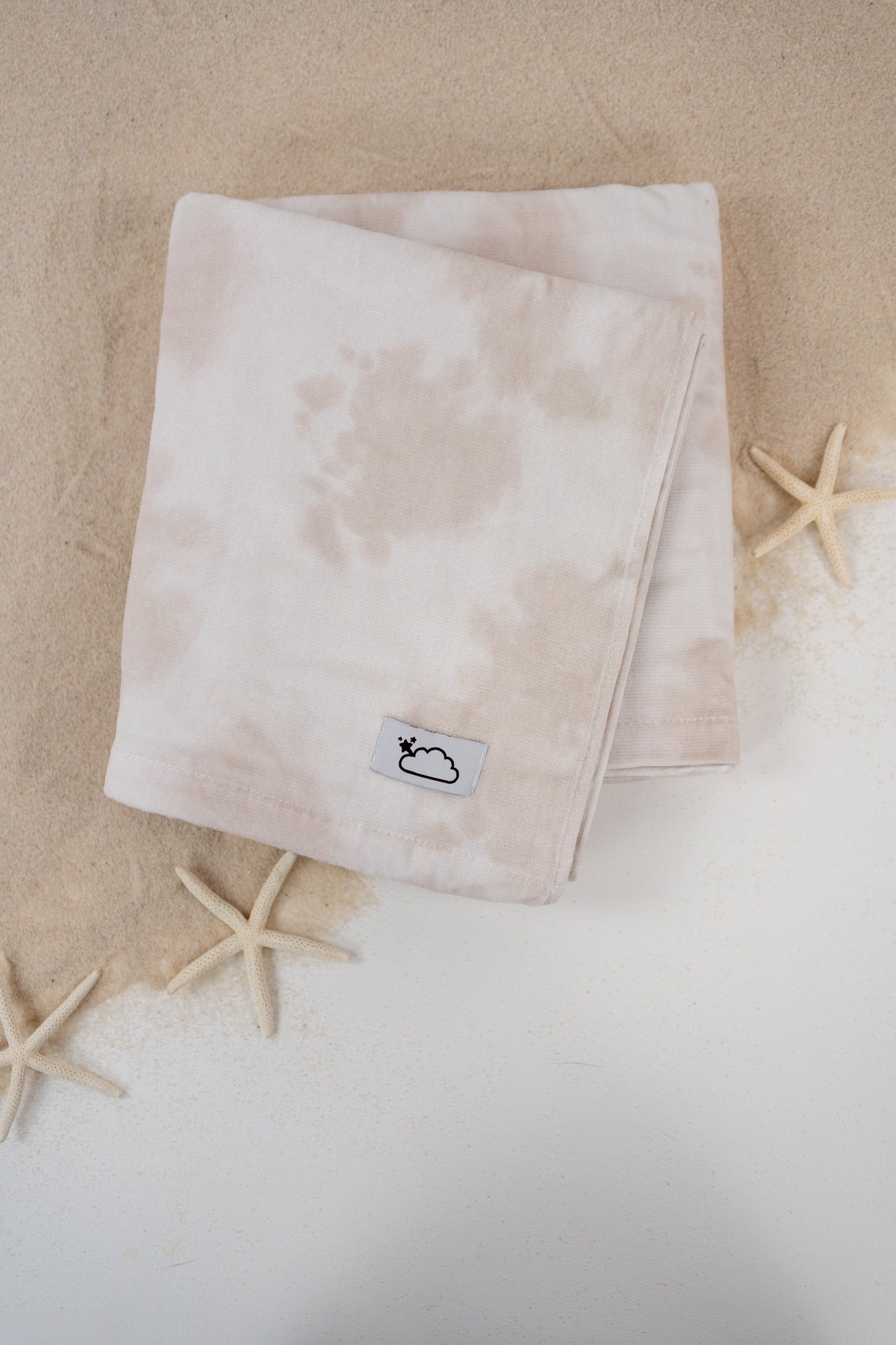 DREAM BIG LITTLE CO Sandy Shores Dream Beach Towel Calming Beige Coastal VibesEveretts Place