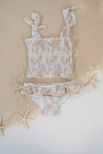DREAM BIG LITTLE CO SANDY SHORES DREAM SMOCKED TWO PIECE SWIM SUITEveretts Place