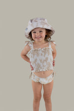 DREAM BIG LITTLE CO SANDY SHORES DREAM SMOCKED TWO PIECE SWIM SUITEveretts Place