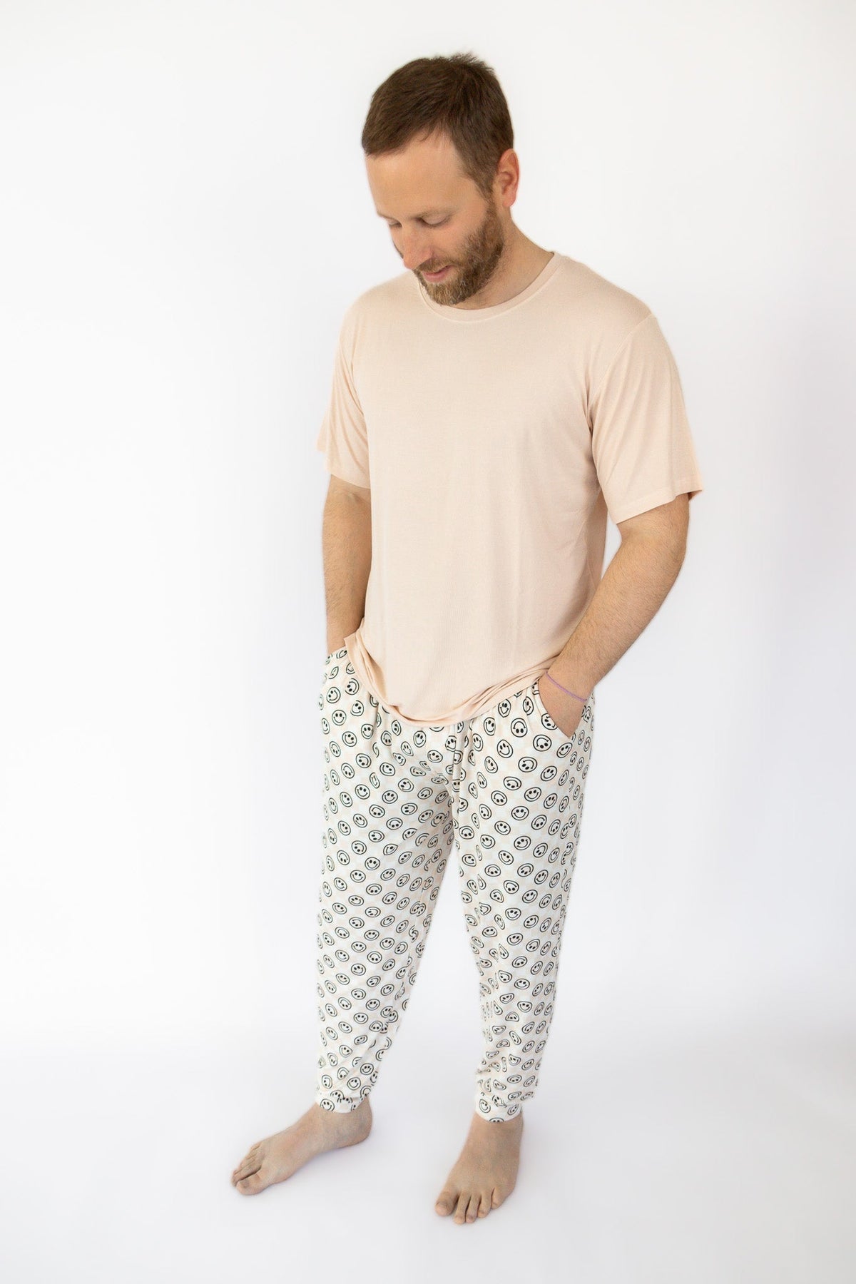 DREAM BIG LITTLE CO SANDY SMILES CHECKERS MEN'S DREAM JOGGER SETEveretts Place