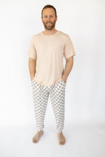 DREAM BIG LITTLE CO SANDY SMILES CHECKERS MEN'S DREAM JOGGER SETEveretts Place