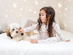 Little Joy Co. Santa Paws 2pc Bamboo Pajamas For Kids Holiday Set - Everetts Place Boutique - 