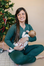 Little Joy Co. Santa Paws Bamboo Zippy Pajamas - 