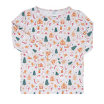 Sweet Bamboo Santa's Cookies Gingerbread Big Kid Pajama - 