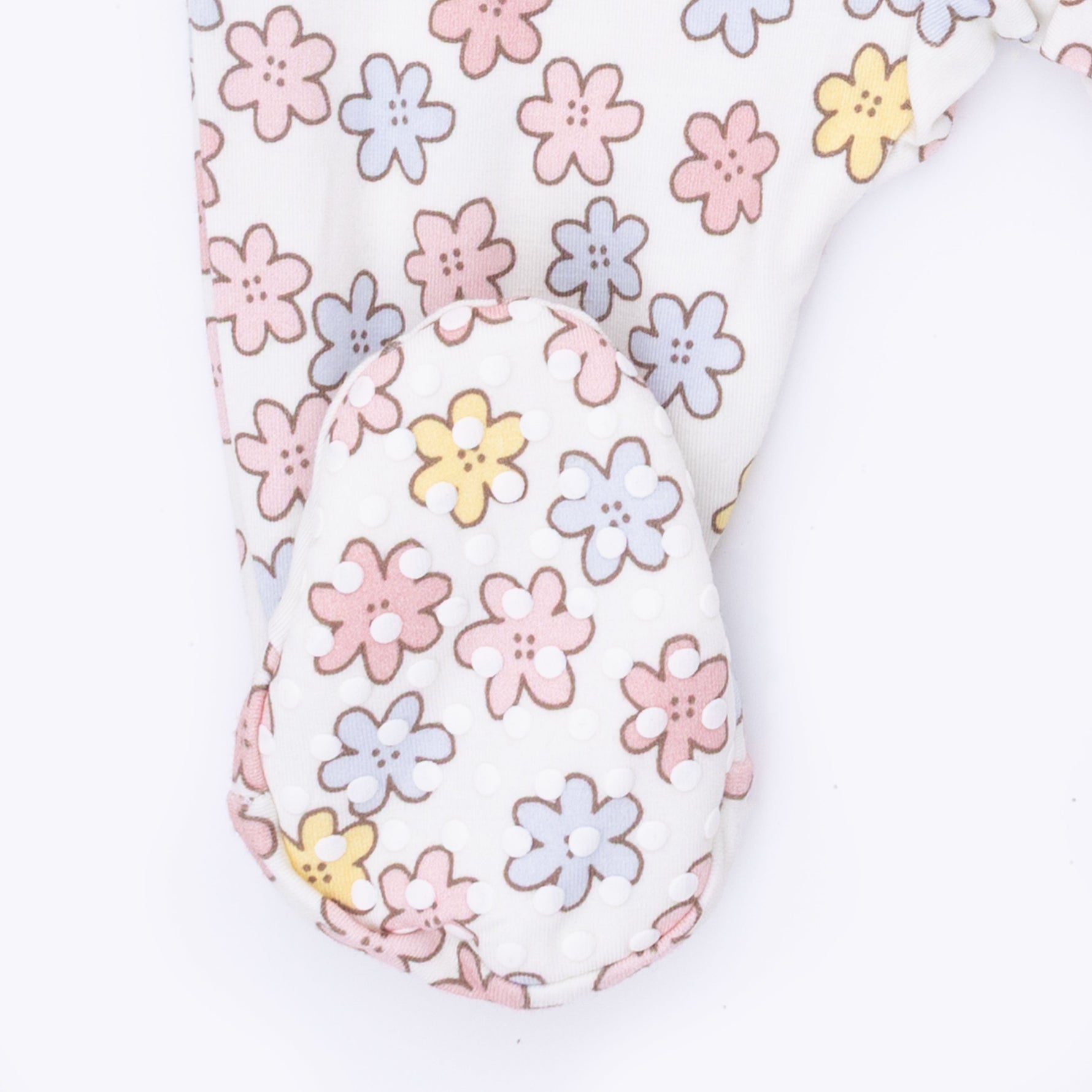 Angel Dear Sarah Floral - 2 Way Ruffle Back Zipper FootieEveretts Place
