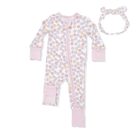 Angel Dear Sarah Floral - Convertible Romper & Headband - 