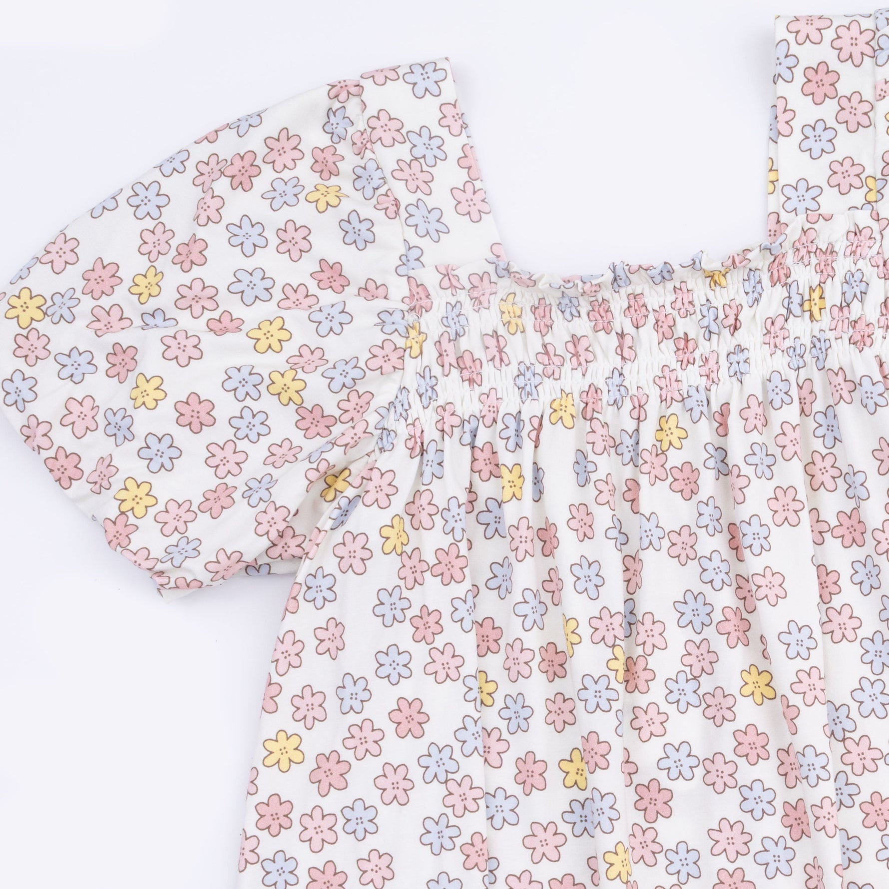 Angel Dear Sarah Floral - Puff Sleeve Dress with BloomerEveretts Place