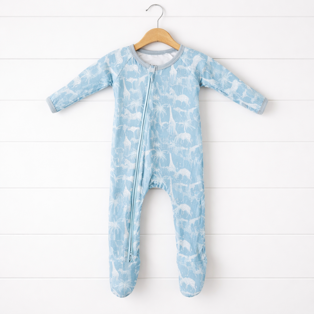 Savanna Blue Footie by Bestaroo