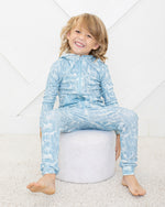 Savanna Blue Zipper Hoodie by Bestaroo