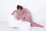 Bestaroo Savanna Rose Bamboo Pajama Set for Kids Long Sleeve - 