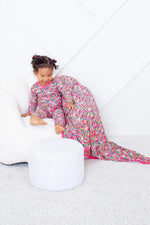 Bestaroo Savanna Rose Bamboo Pajama Set for Kids Long Sleeve - 
