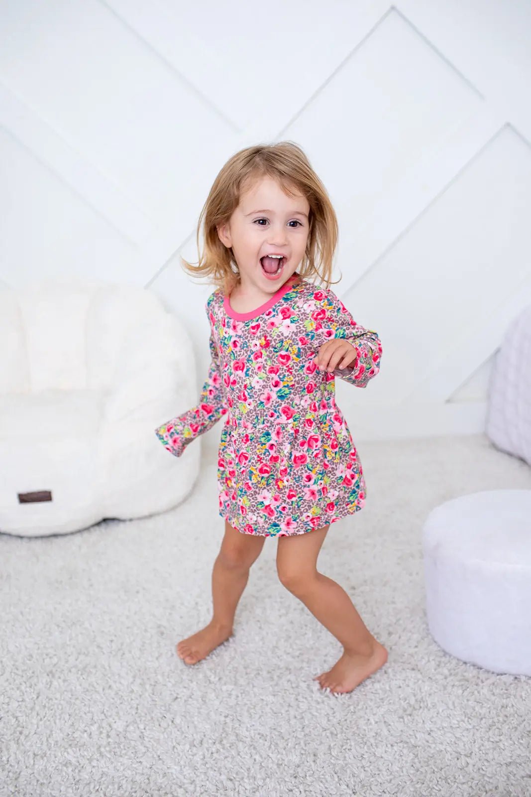 Bestaroo Savanna Rose Bodysuit Dress - 