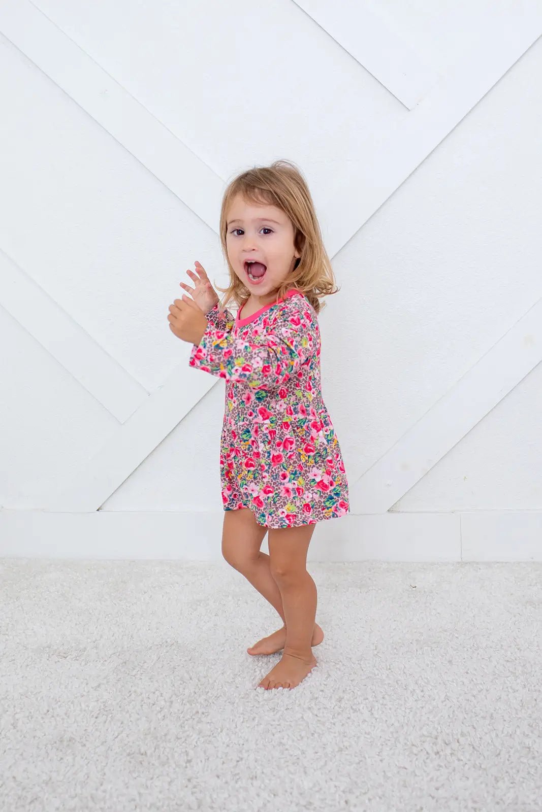 Bestaroo Savanna Rose Bodysuit Dress - 