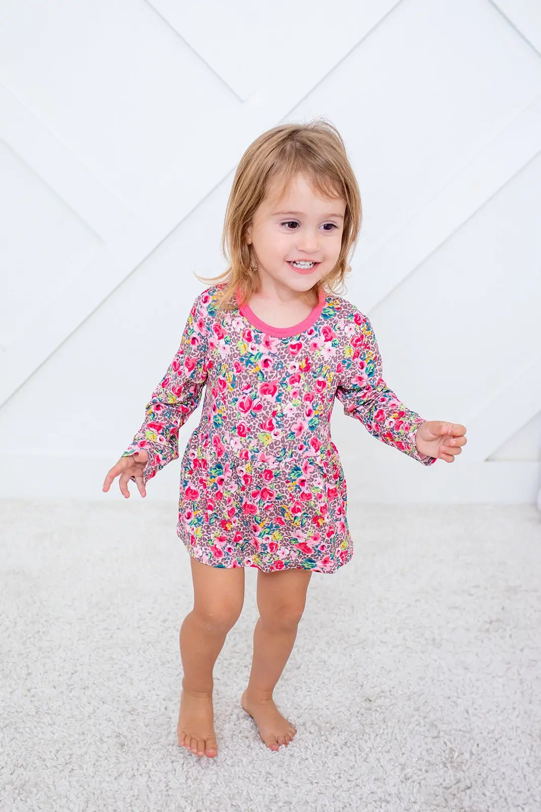 Bestaroo Savanna Rose Bodysuit Dress - 