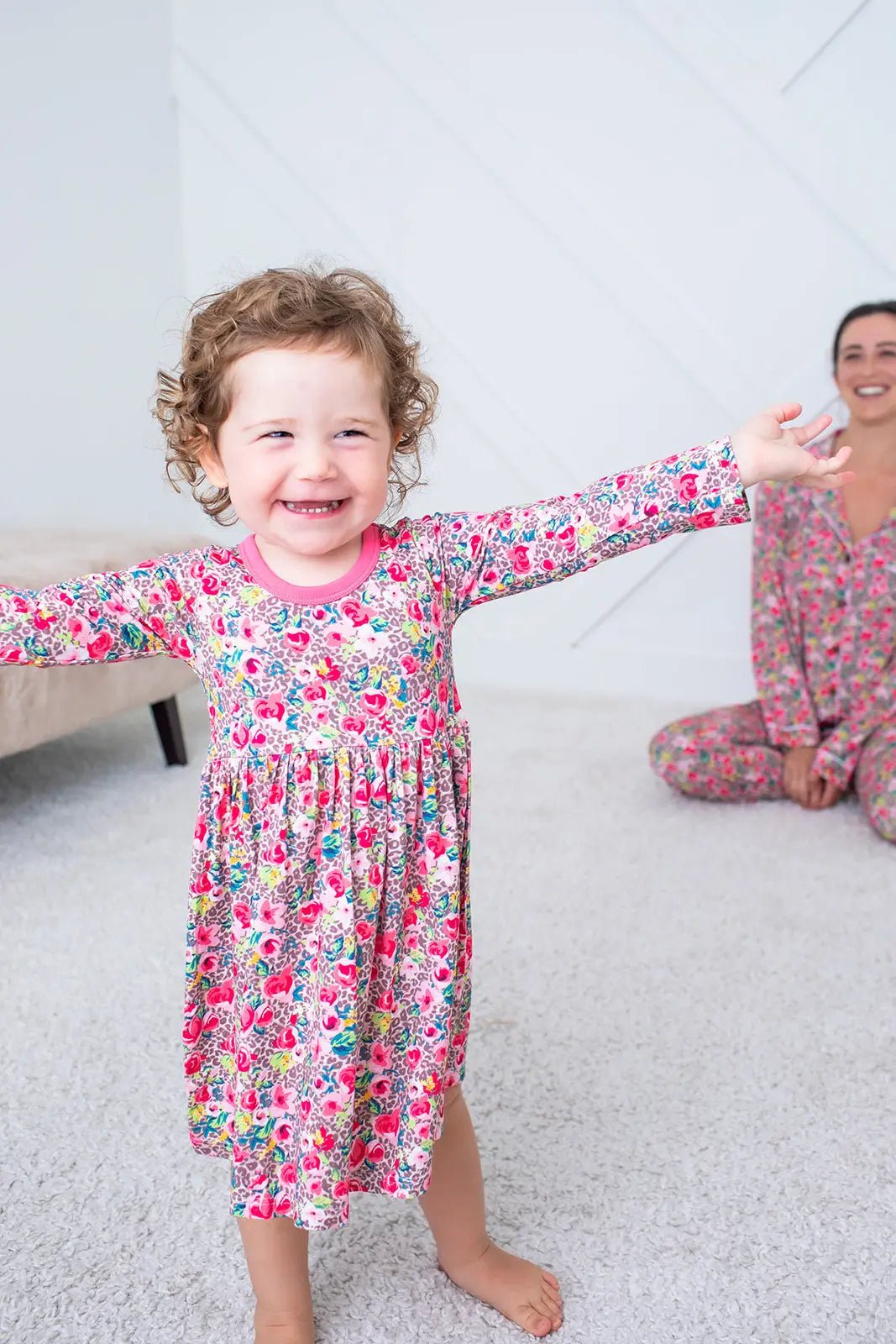 Savanna Rose Dress - Sleeve, Baby & Toddler Clothing, Child, Facial expression, Pink | Everetts Place
