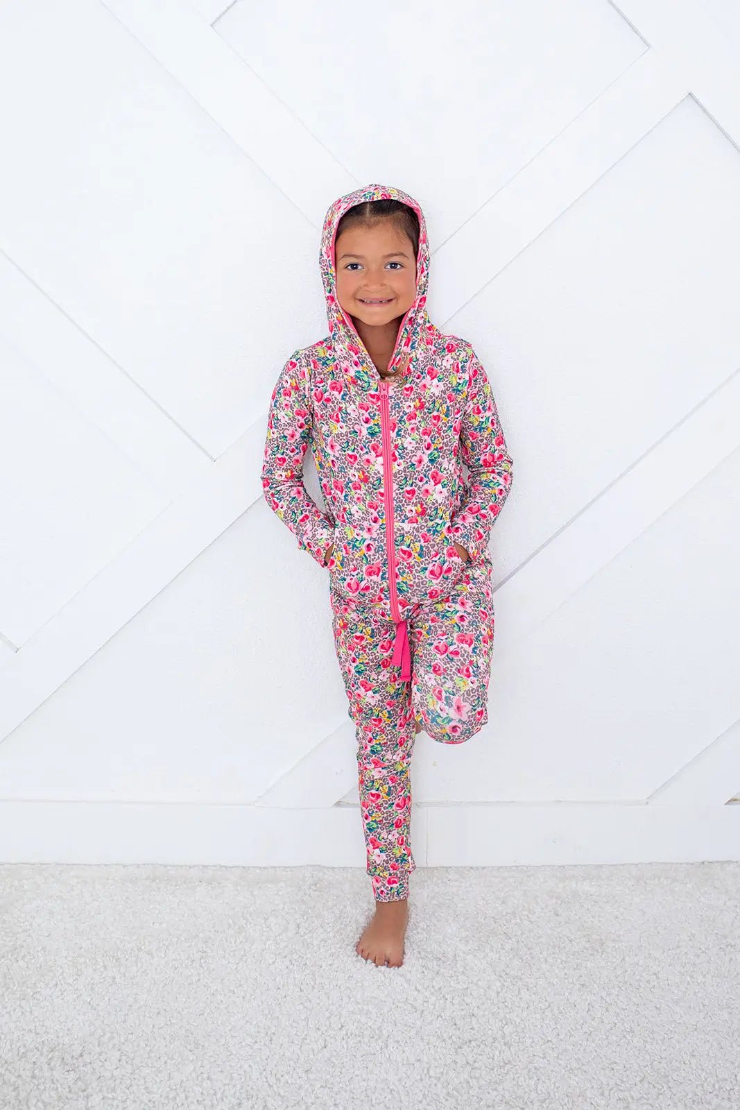 Savanna Rose Relaxed Fit Jogger - Sleeve, Happiness, Hood, Facial expression, Smile | Everetts Place