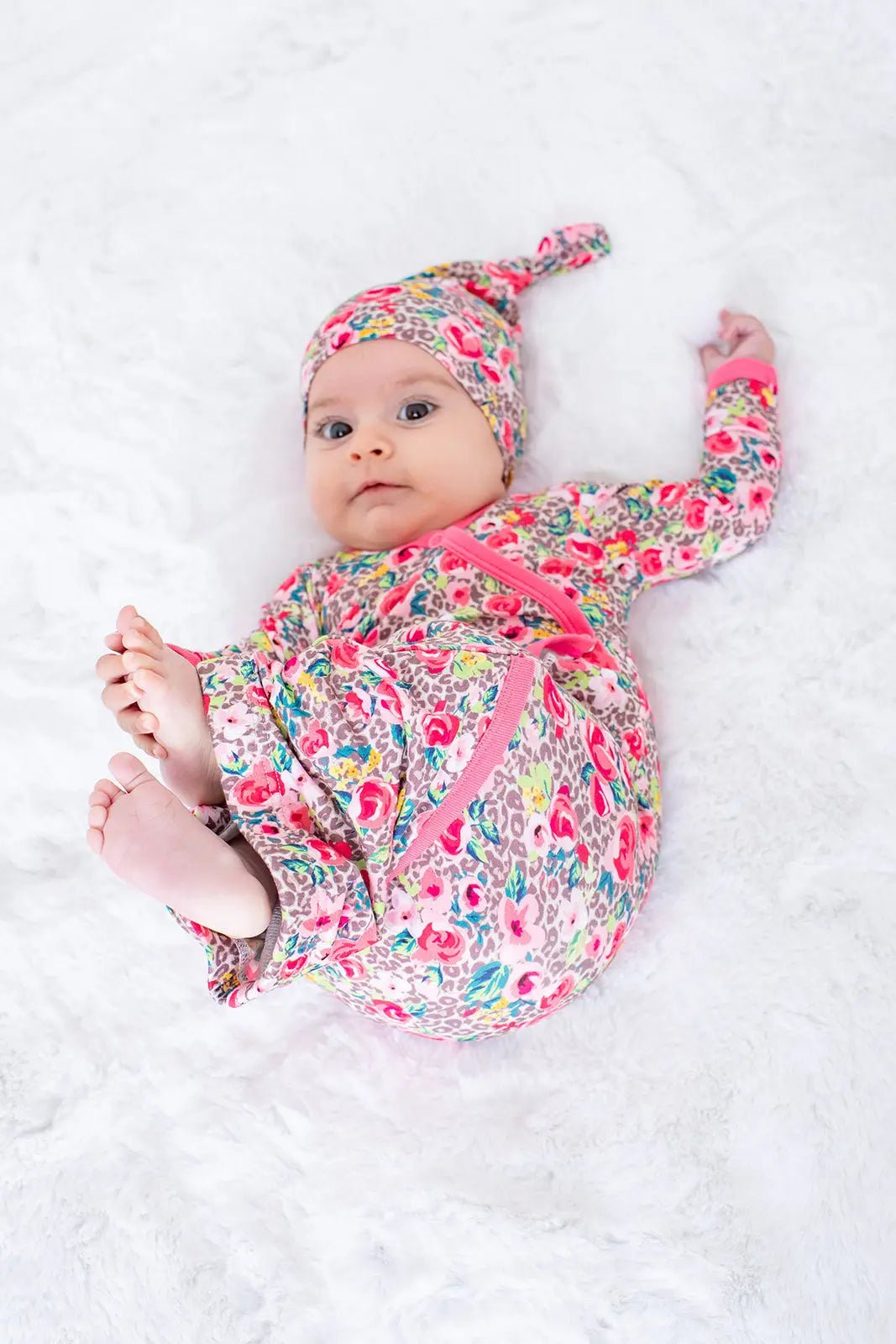 Savannna Rose Gown & Hat - Baby & Toddler Clothing, Child, Headgear, Textile, Pink | Everetts Place
