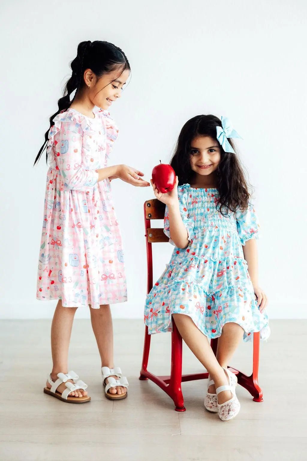 Mila & Rose ® School Days 3/4 Ruffle Twirl Dress - 