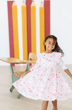 Mila & Rose ® School Days 3/4 Ruffle Twirl Dress - 