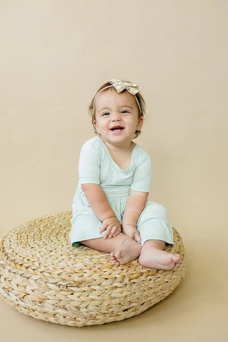 Little Joy Co. Sea Breeze Bamboo Twirl Dress for Girls Viscose Spandex - Everetts Place Boutique - 