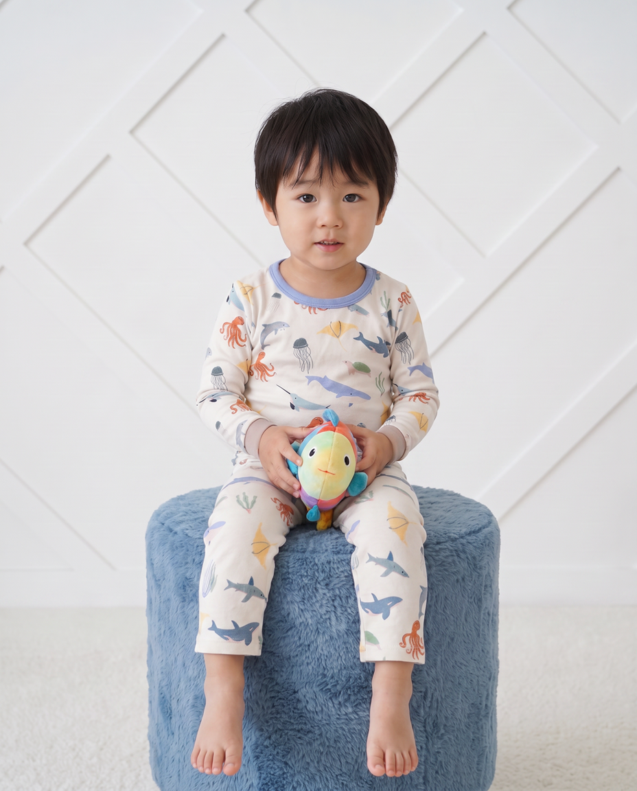 Sea Life  S/S Pajama by Bestaroo