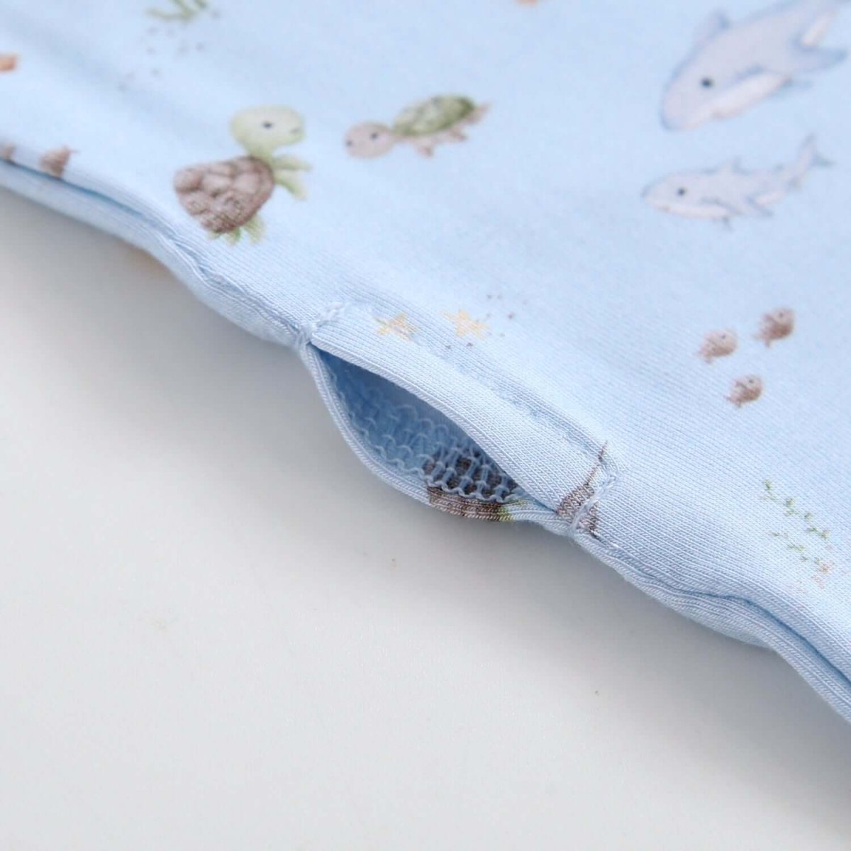 Luxie Charm Sea of Love Zippered Baby Romper - Everetts Place Boutique - 