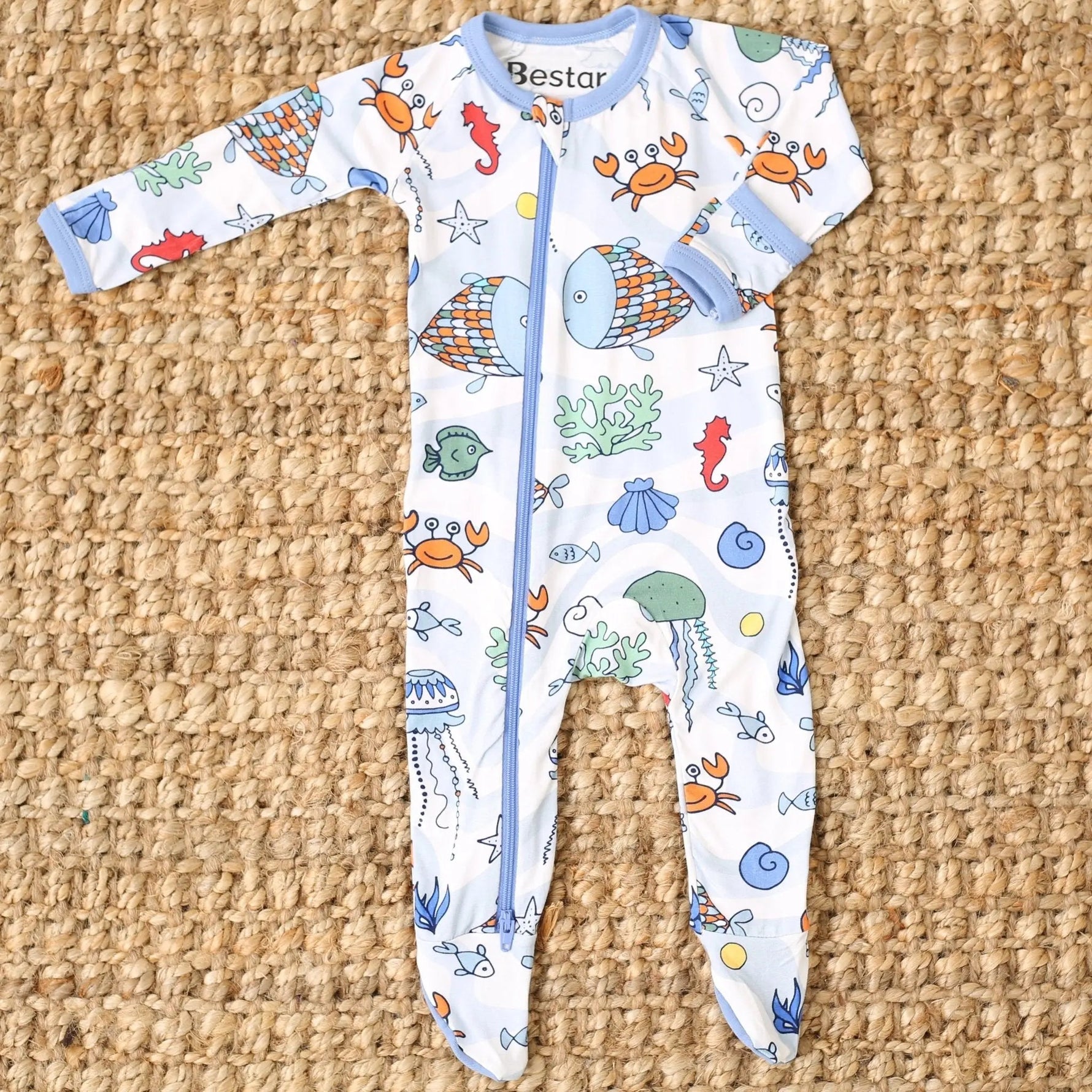 Bestaroo Sea Swirls Footie - 