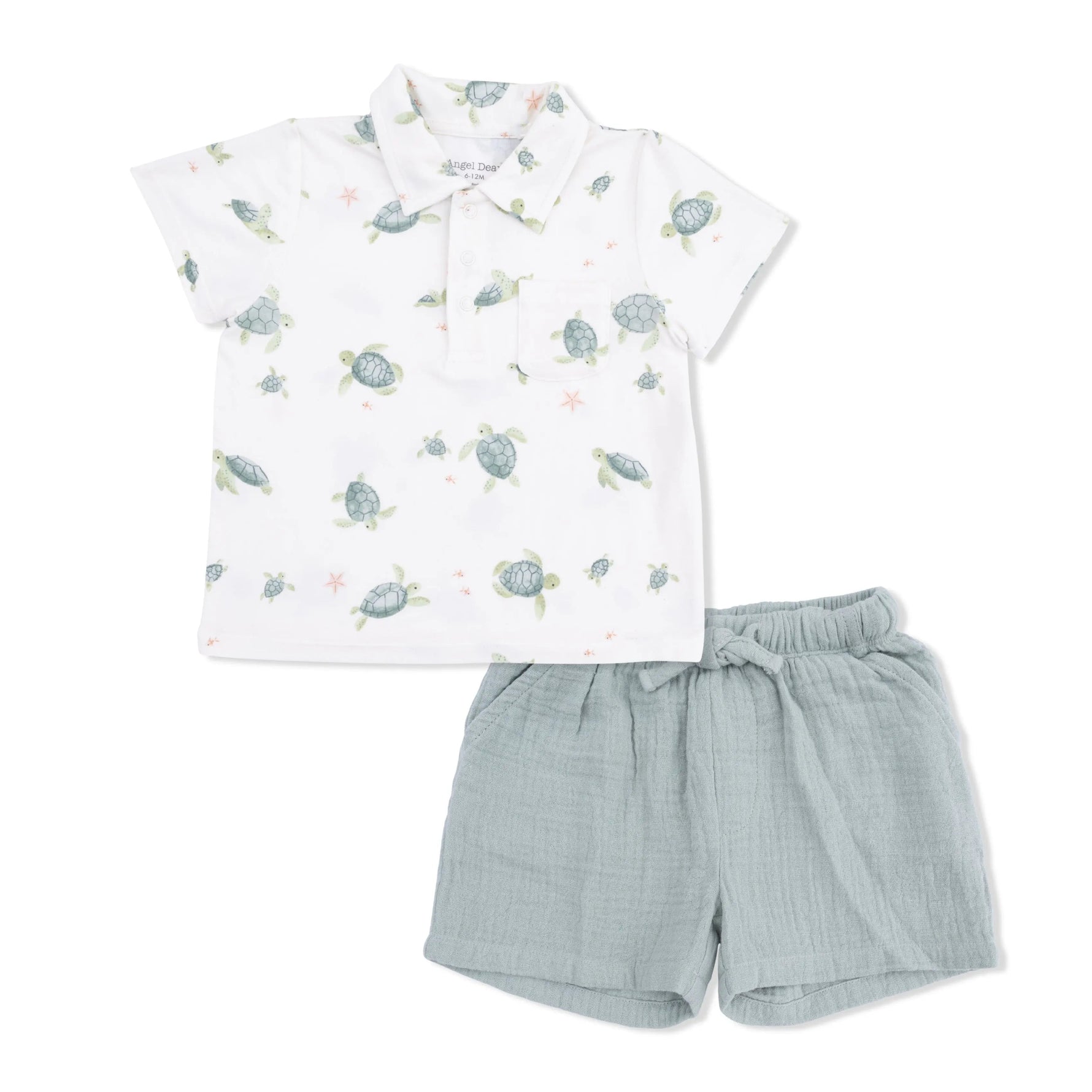 Angel Dear Sea Turtles - Polo with Casual Short - 