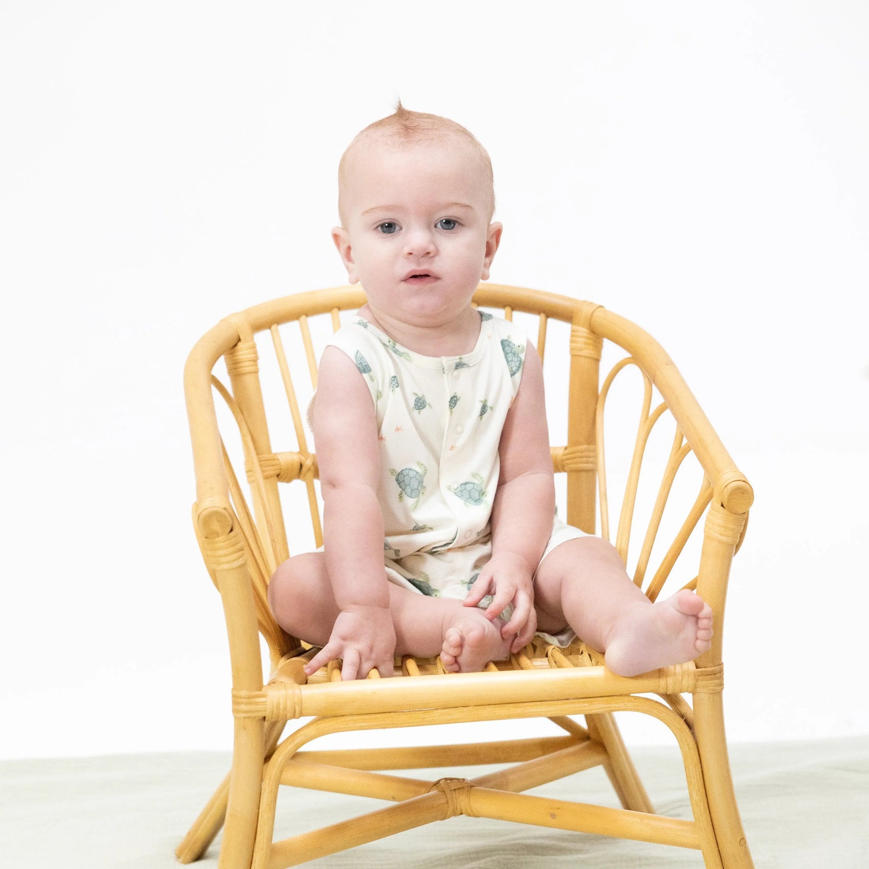 Angel Dear Sea Turtles - Sleeveless Shortie Romper - 