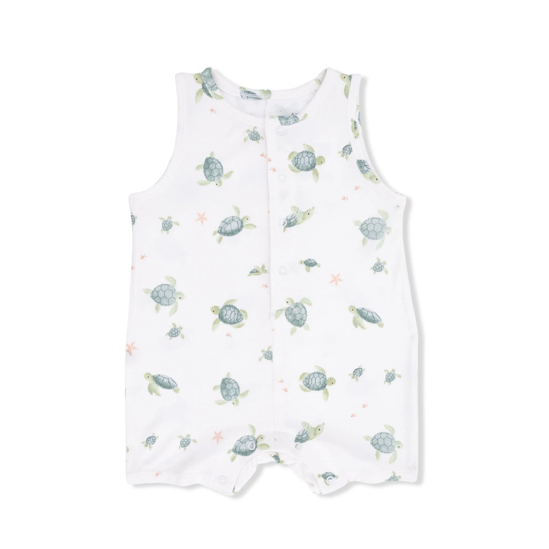 Angel Dear Sea Turtles - Sleeveless Shortie Romper - 