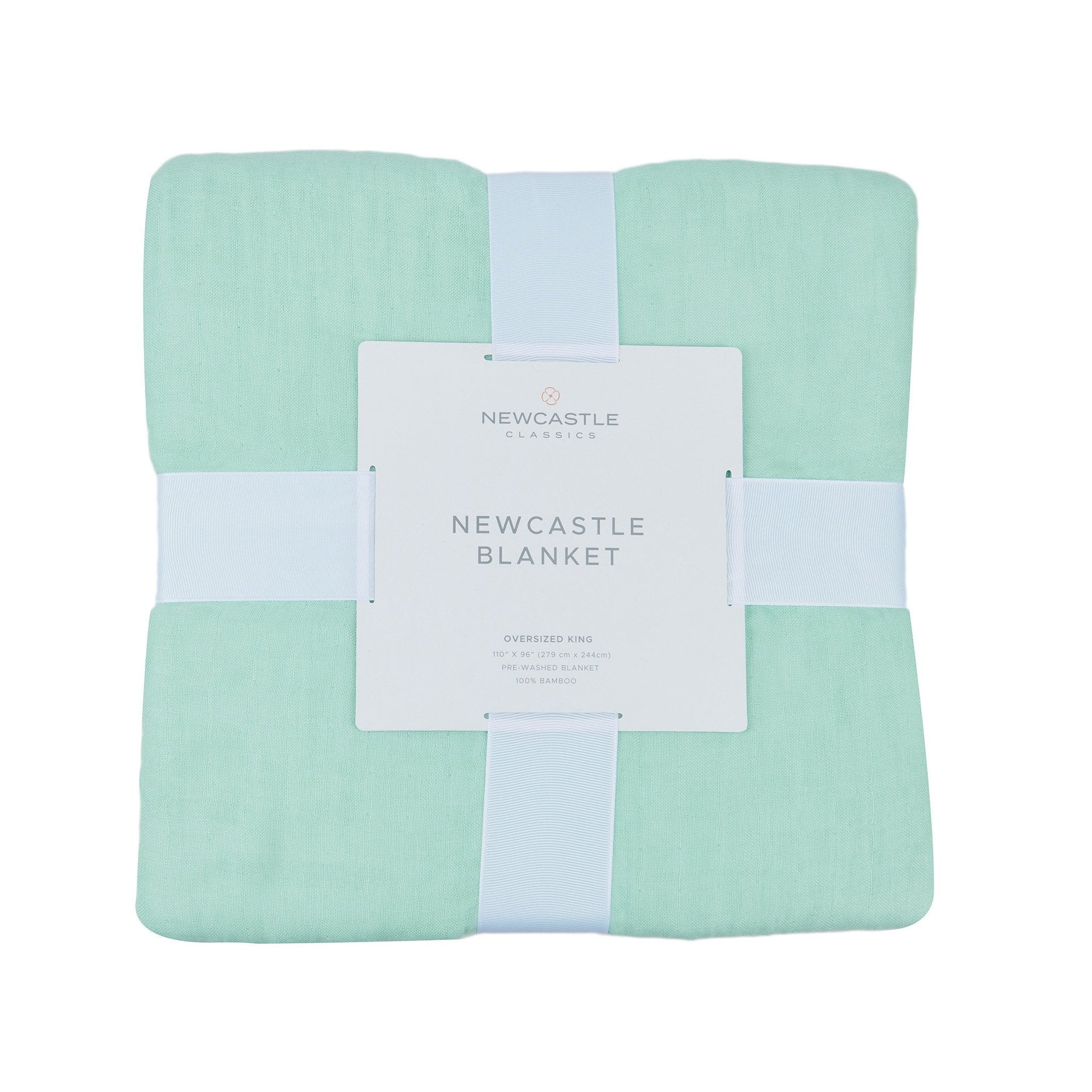 Seafoam Green Oversized King Luxury Bamboo Bed Blanket Newcastle Classics