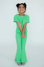 Mila & Rose ® Seafoam Green Scrunchy Pocket Tee - 