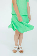 Mila & Rose ® Seafoam Green Scrunchy Twirl Skort - 