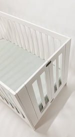 Little Mae & Co Seafoam Ribbed Crib Sheet for Standard Crib Mattress - Everetts Place Boutique - 