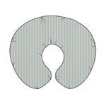Little Mae & Co Seafoam Ribbed Nursing Pillow Cover Beige With Stretch - Everetts Place Boutique - 
