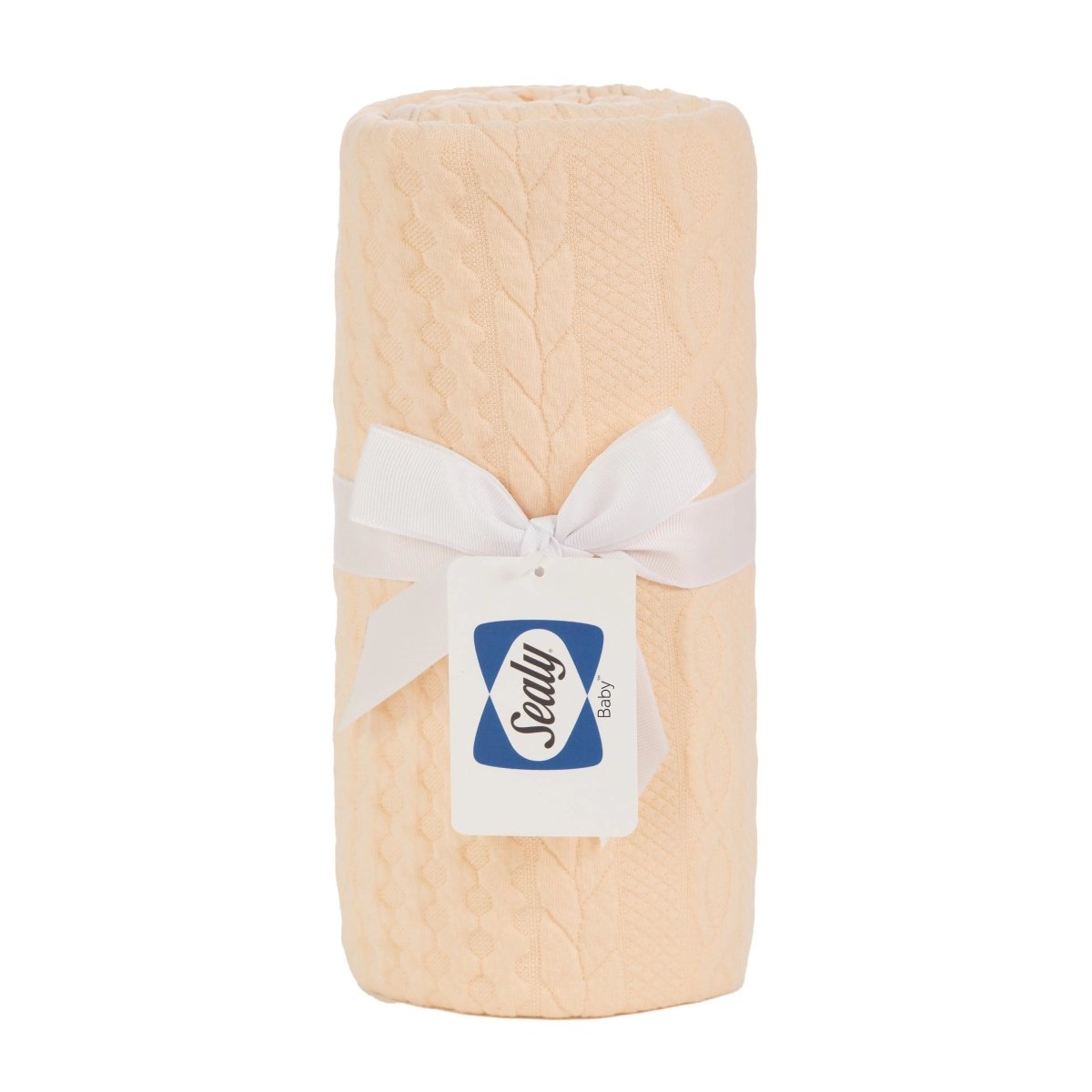 Goosewaddle® | Newborn Baby Blankets Toys Teethers Bibs & More Sealy Baby Knit Blanket - Camel Sand - 