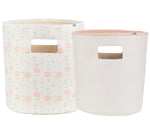 Goosewaddle® | Newborn Baby Blankets Toys Teethers Bibs & More Sealy Baby Soft Storage Organizer with Floral Design