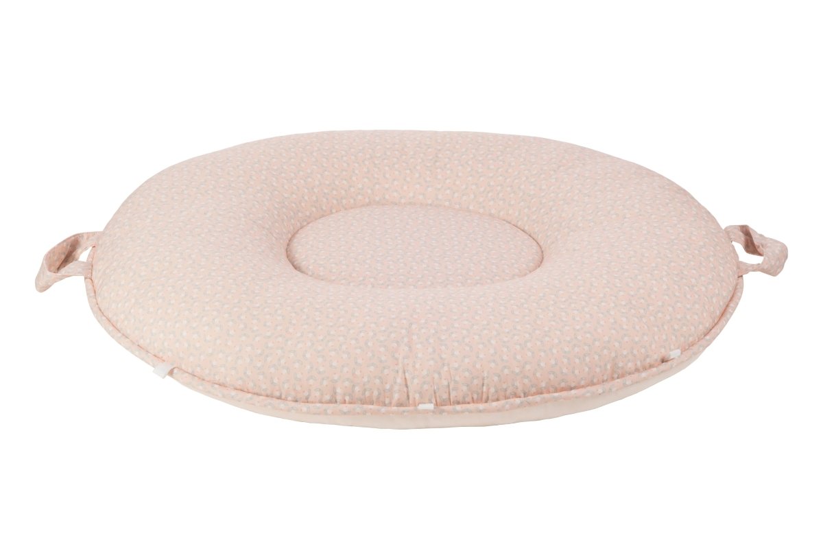 Sealy Children's Floor Cushion with Pink Floral Design for Cozy Seating - Everetts Place