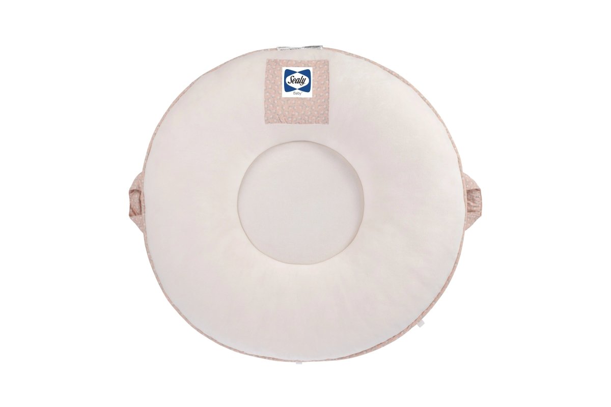 Goosewaddle® | Newborn Baby Blankets Toys Teethers Bibs & More Sealy Children's Floor Cushion with Pink Floral Design