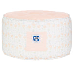 Goosewaddle® | Newborn Baby Blankets Toys Teethers Bibs & More Sealy Pouf with Coral and Blossoms Design for Stylish Home Decor - Furniture > Baby & Toddler Furniture Pouf
