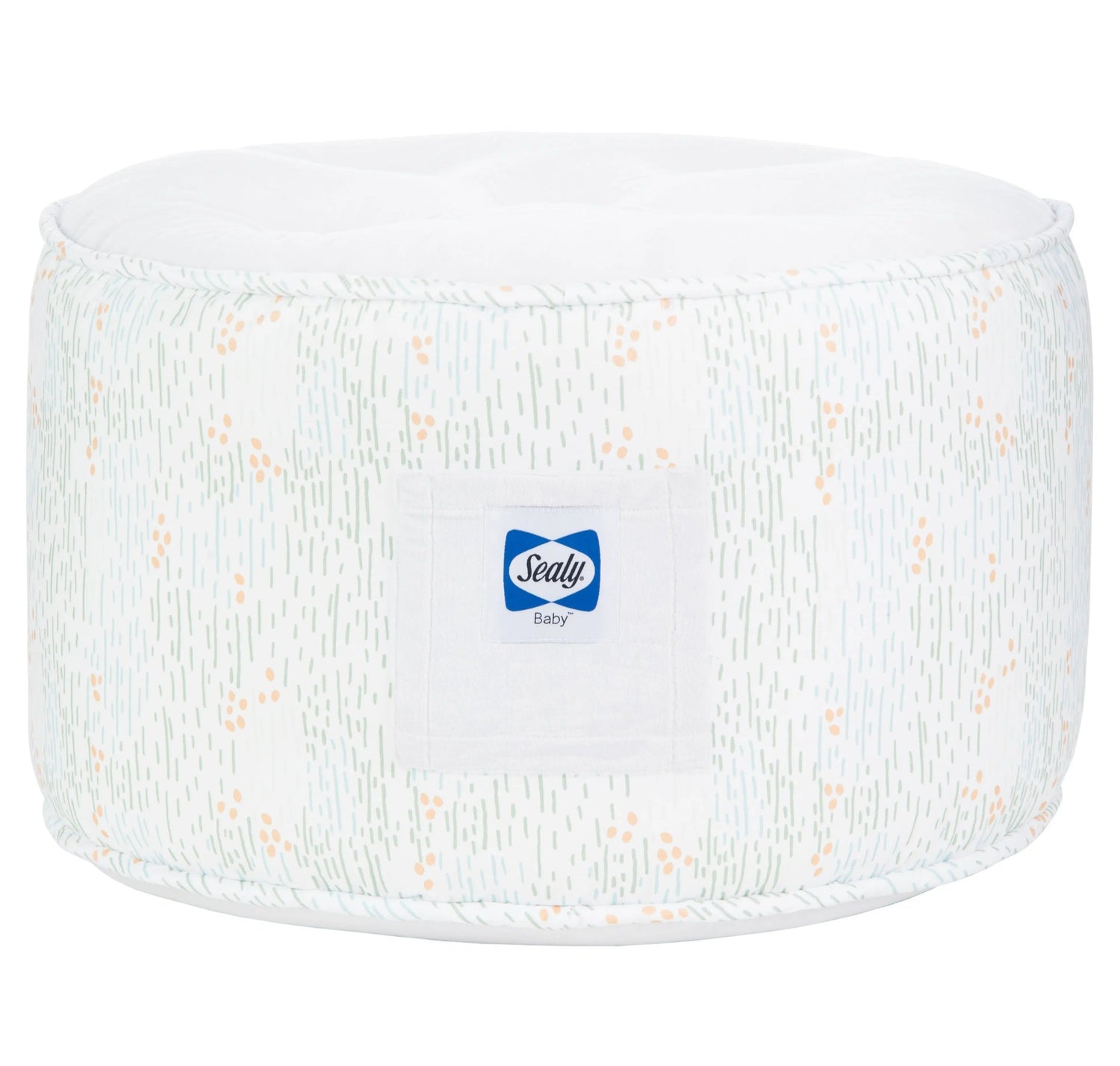 Goosewaddle® | Newborn Baby Blankets Toys Teethers Bibs & More Sealy Pouf - Spring Gray - 