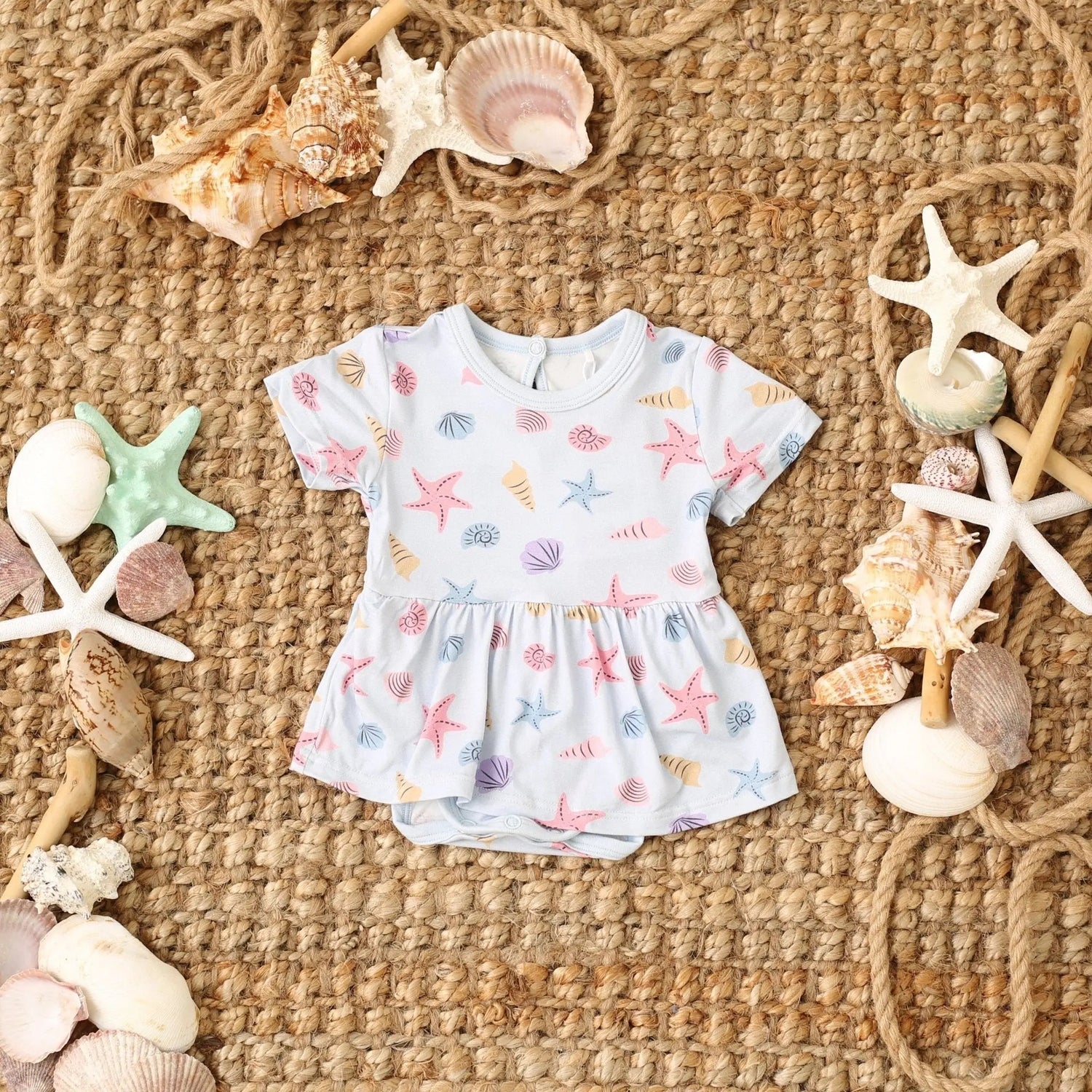 Bestaroo Seashell Scouts Bodysuit Dress - 